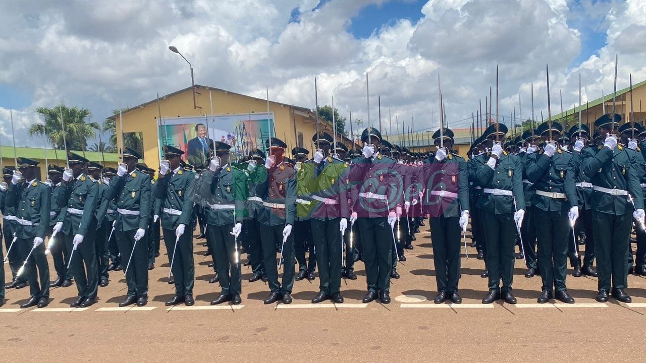 Cérémonie de baptême de la 39è promotion des élèves-officiers Emia