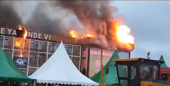 Incendie à la mairie de Yaoundé 6