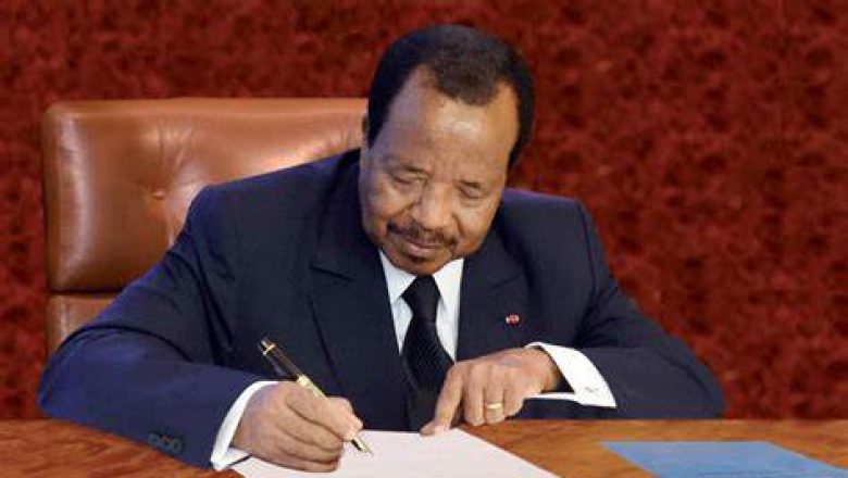 Paul Biya rend exécutoires huit nouvelles lois