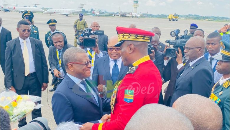 Le général Brice Oligui Nguema en visite à Yaoundé