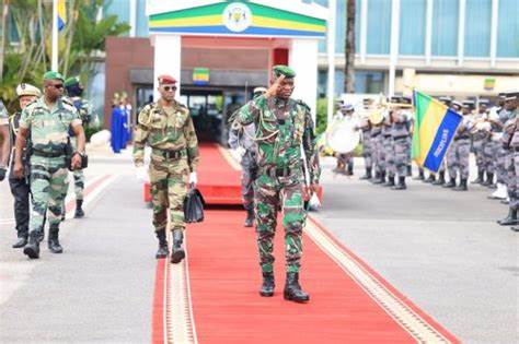 Brice Oligui Nguema en visite de travail au Cameroun