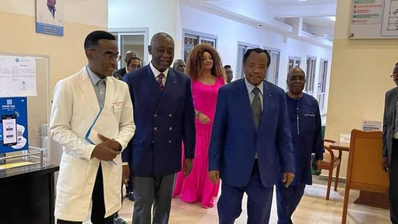 Paul Biya à l’hôpital d’Ophtalmologie d’Oback