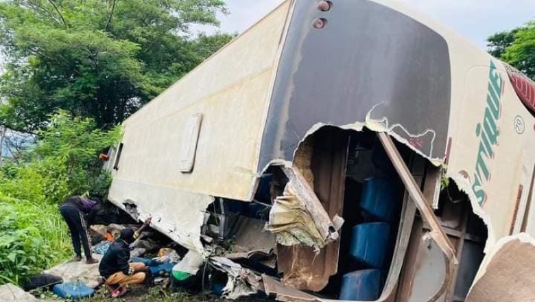 Accident de la circulation à la falaise de Mbé