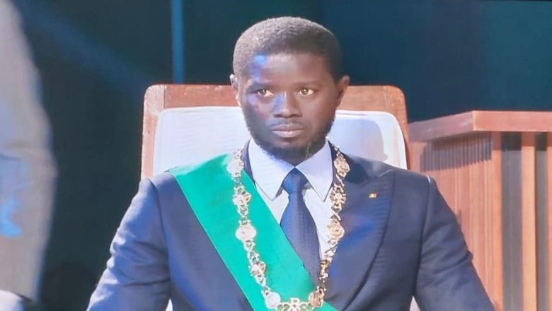 Cabral Libii assiste à la prestation de serment de Bassirou Diomaye Faye, nouveau président du sénégal